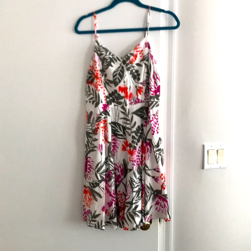 Thin strapped dress (floral)